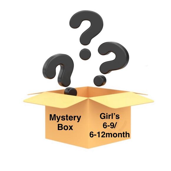 Baby Girl's Size 6-9 month & 6-12 month mystery box 5lb clothes bundle - Picture 1 of 1